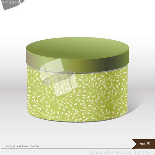 Image of Packaging gift box on isolated background