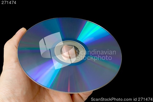 Image of Hand holding a CD

