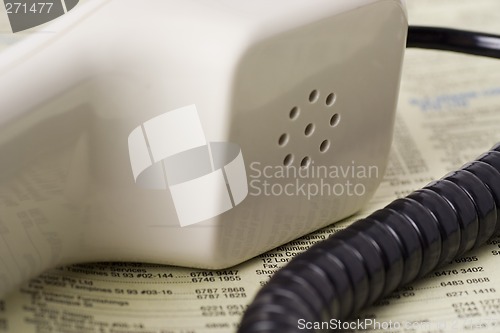 Image of Telephone handset

