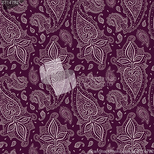 Image of Seamless Paisley background.