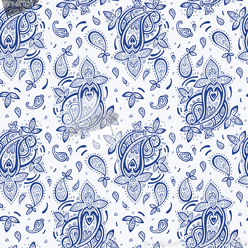 Image of Seamless Paisley background.