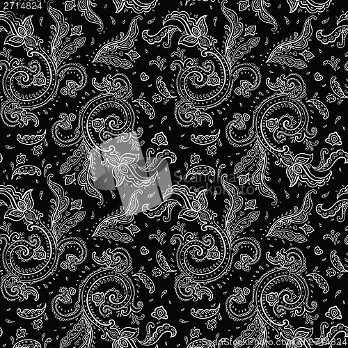 Image of Seamless Paisley background.