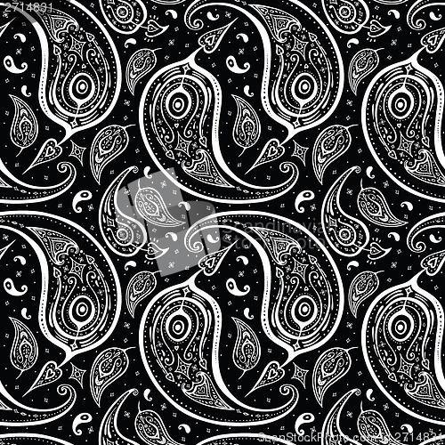 Image of Seamless Paisley background.