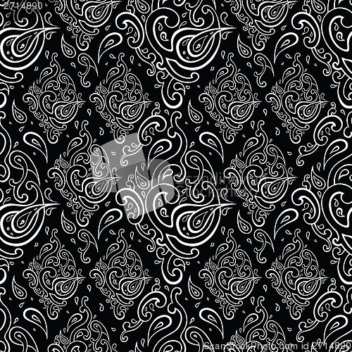 Image of Seamless Paisley background.