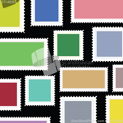 Image of stamps background