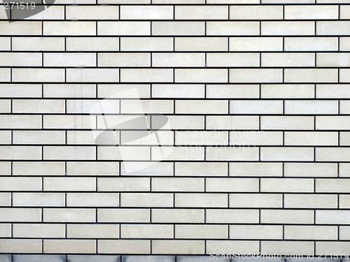 Image of new white brick wall. big picture.