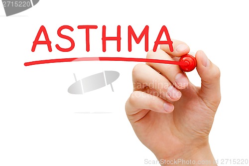 Image of Asthma Red Marker