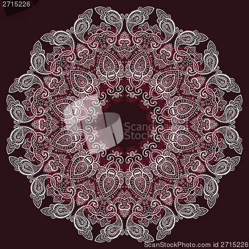 Image of Lace background. Mandala.