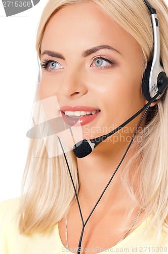 Image of Woman with headset