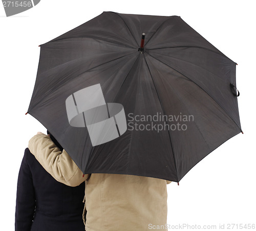 Image of Couple with umbrella