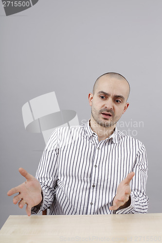 Image of Man at desk