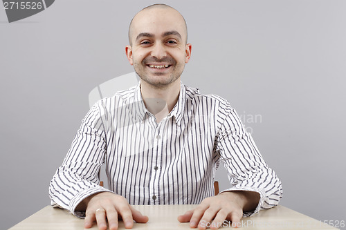 Image of Man at desk