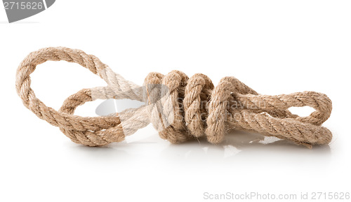 Image of Coil of rope isolated