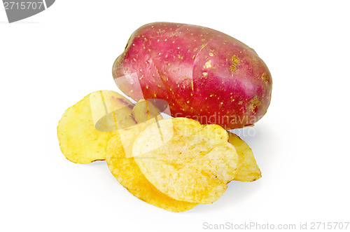 Image of Chips with red potatoes