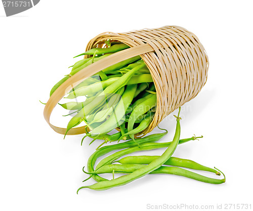Image of Beans green in a basket