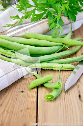 Image of Beans green on the board