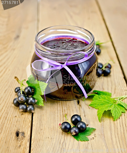 Image of Jam blackcurrant on the board