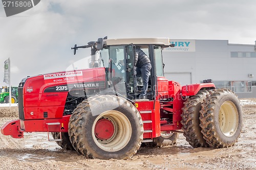 Image of Agricultural machinery exhibition. Tyumen. Russia