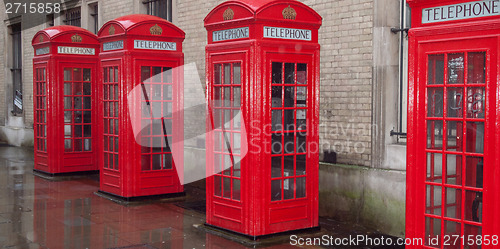 Image of London telephone box