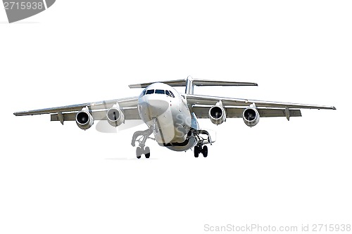 Image of Privat jet plane isolated on a white background