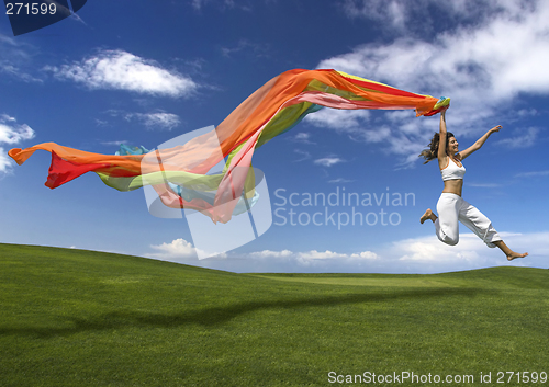 Image of Rainbow woman