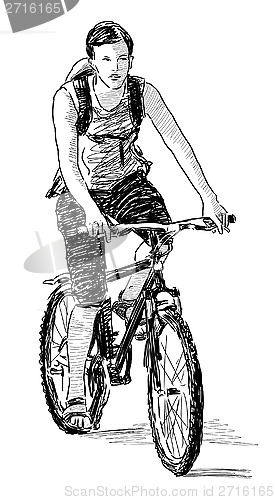 Image of boy on a cycle