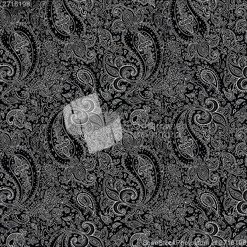 Image of Seamless Paisley background.