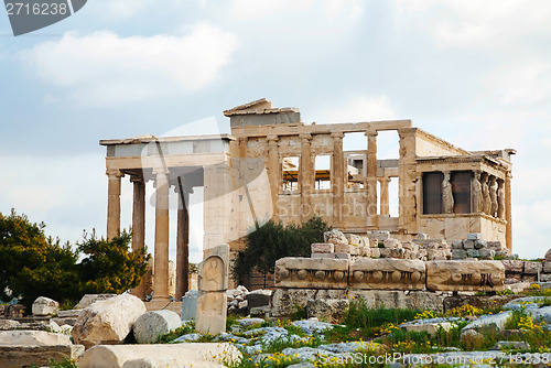 Image of The Porch of the Caryatids in Athens