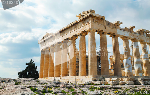 Image of Parthenon at Acropolis in Athens, Greece