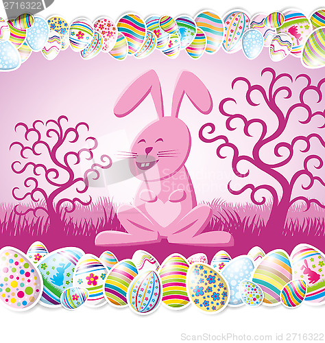 Image of Vector Easter Card