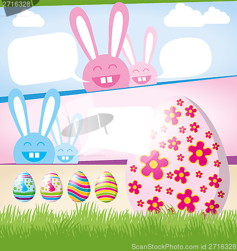 Image of Vector Easter Card