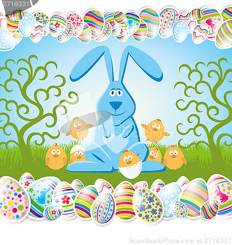 Image of Vector Easter Card