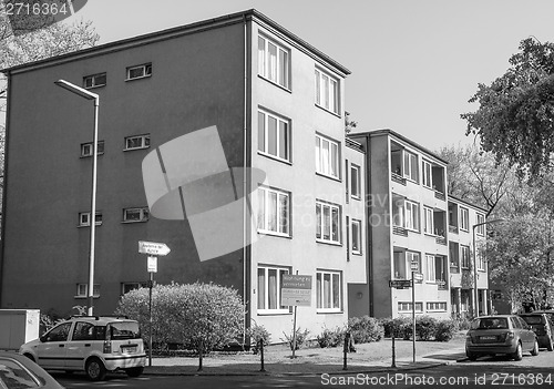 Image of Black and white Hansaviertel in Berlin