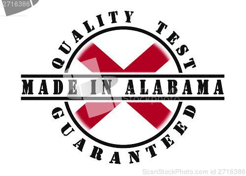 Image of Quality test guaranteed stamp 