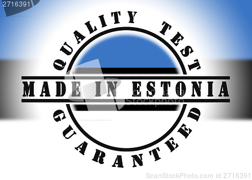 Image of Quality test guaranteed stamp 