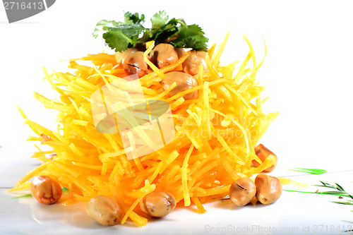 Image of Chinese Food: Salad made of pumpkin and peanut kernels