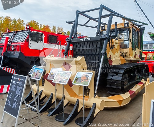 Image of Bulldozer B10M of Chelyabinsk Tractor Plant.Russia