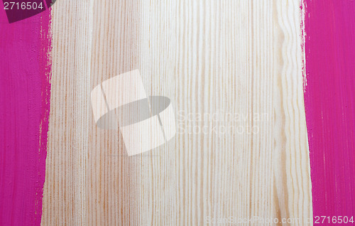 Image of Painted border on wood