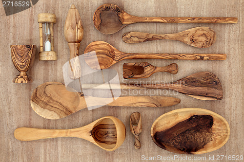 Image of Olive Wood Utensils