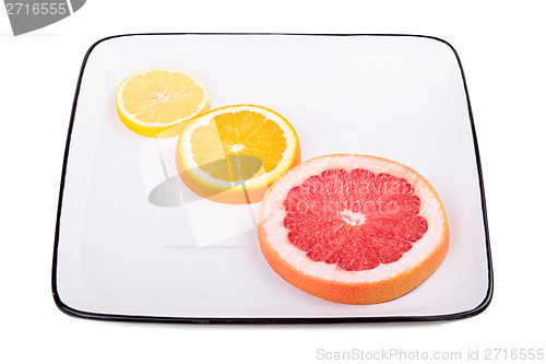 Image of Grapefruit, orange and lemon