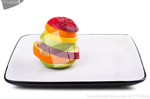 Image of Mix of sliced fruit