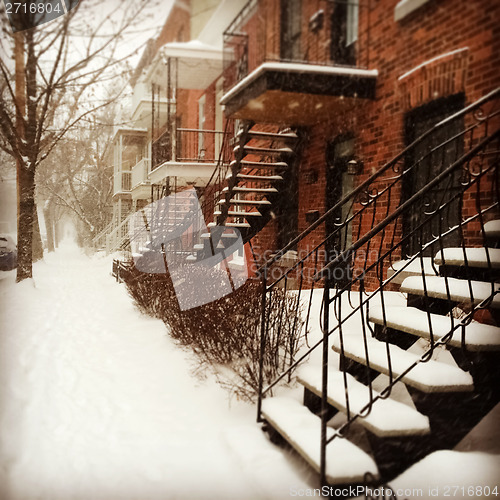 Image of Snowstorm in Montreal