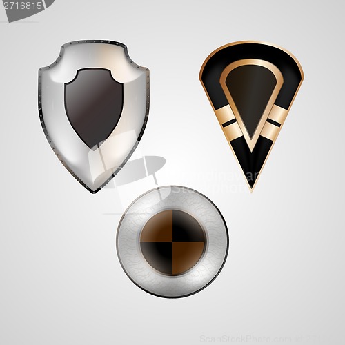 Image of Illustration of shields