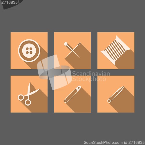 Image of Flat icons for handmade
