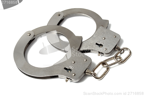 Image of Handcuffs on white