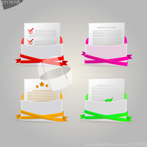 Image of Illustration of envelopes