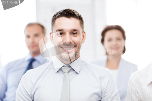 Image of businessman in office