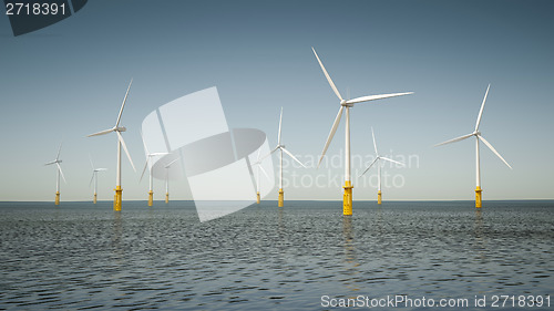 Image of offshore wind energy park