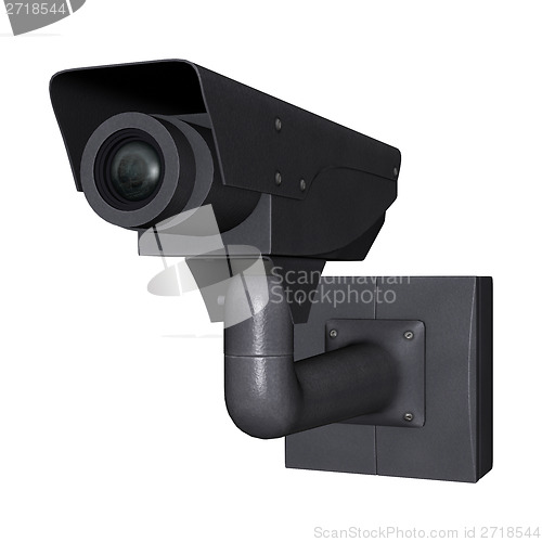 Image of Security Camera on White