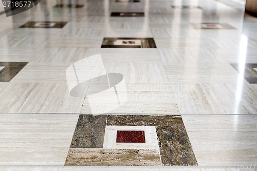 Image of Marble floor Grand Sultan Qaboos Mosque